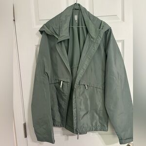 Marc New York Performance XL green wind breaker jacket with hood and pockets